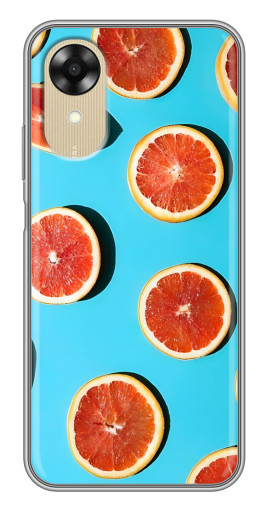 Силиконовый чехол с изображением "Яркие грейпфруты" для Oppo A17k