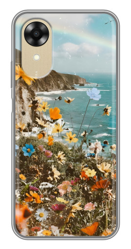 Чехол с принтом "Яркие полевые цветы" для Oppo A17k