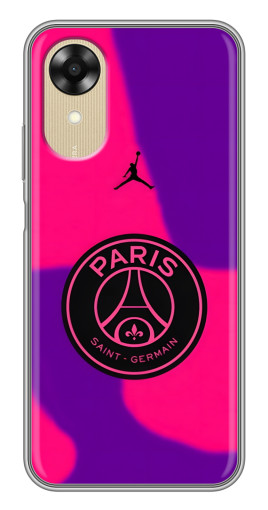 Силиконовый чехол с изображением "Яркий лого PSG" для Oppo A17k