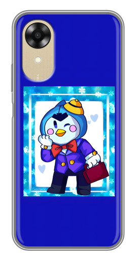 Силиконовый чехол с изображением "Зимний Мистер Пи" для Oppo A17k