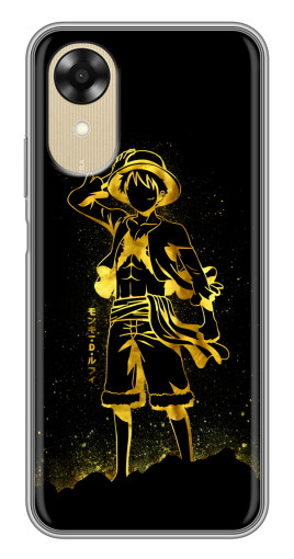 Чехол с печатью "Золотой Де Луффи" для Oppo A17k