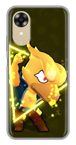 Силиконовый чехол с изображением "Золотой ворон" для Oppo A17k