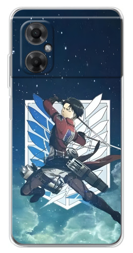 Чехол с картинкой "Аккерман Леви" для Xiaomi Redmi Note 11R