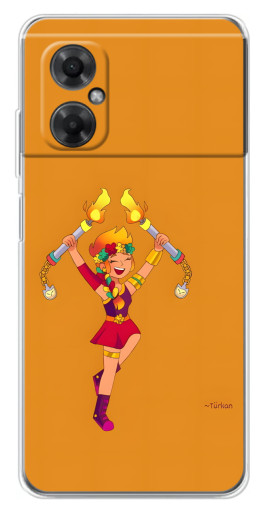 Чехол с картинкой "Амбер ликует" для Xiaomi Redmi Note 11R