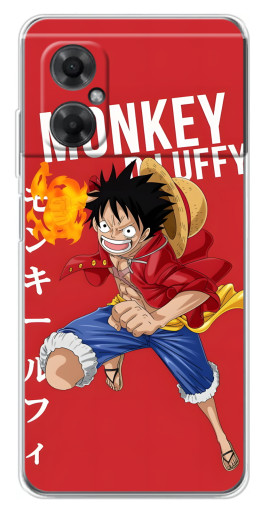 Чехол с печатью "Атакующий D Luffy" для Xiaomi Redmi Note 11R
