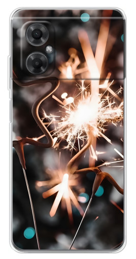Силиконовый чехол с изображением "Бенгальские огни" для Xiaomi Redmi Note 11R