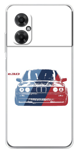 Силиконовый чехол с изображением "BMW e30" для Xiaomi Redmi Note 11R