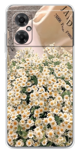 Силиконовый чехол с изображением "Букет ромашек" для Xiaomi Redmi Note 11R