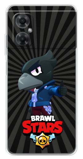 Чехол с картинкой "Crow Brawl Stars" для Xiaomi Redmi Note 11R
