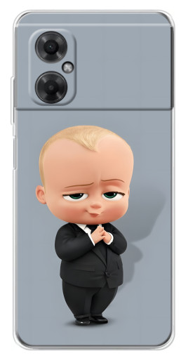 Силиконовый чехол с изображением "Деловой ребенок" для Xiaomi Redmi Note 11R