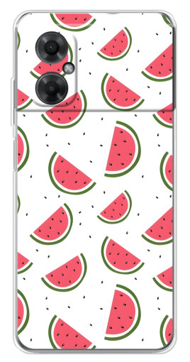Чехол с картинкой "Дольки арбуза" для Xiaomi Redmi Note 11R
