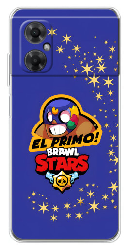 Чехол с принтом "El Primo в маске" для Xiaomi Redmi Note 11R