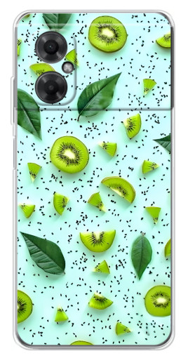 Чехол с картинкой "Фон киви" для Xiaomi Redmi Note 11R