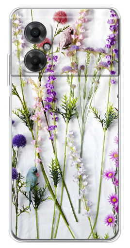 Чехол с печатью "Фон полевых цветов" для Xiaomi Redmi Note 11R