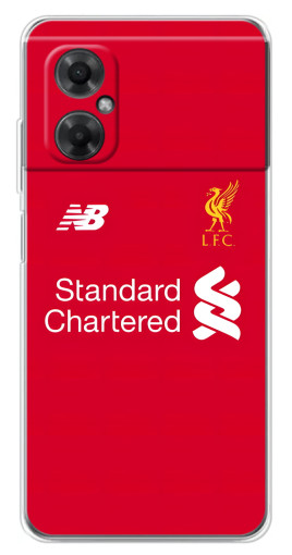 Чехол с картинкой "Форма Liverpool" для Xiaomi Redmi Note 11R