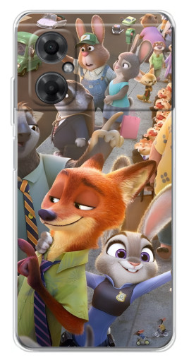 Чехол с печатью "Герои Зверополис" для Xiaomi Redmi Note 11R