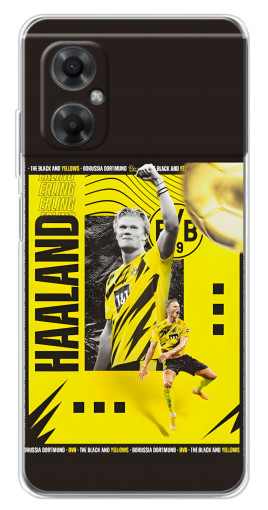 Чехол с картинкой "Golden Haaland" для Xiaomi Redmi Note 11R