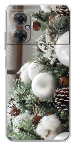 Силиконовый чехол с изображением "Игрушки на елке" для Xiaomi Redmi Note 11R