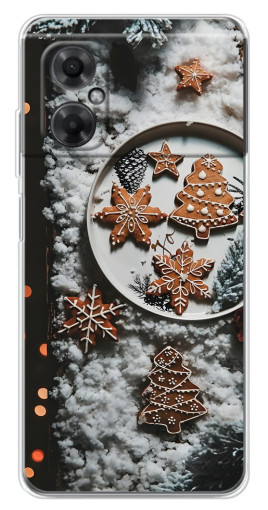 Чехол с принтом "Имбирные пряники" для Xiaomi Redmi Note 11R