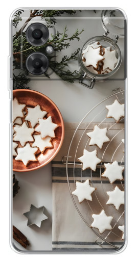 Чехол с картинкой "Имбирные звездочки" для Xiaomi Redmi Note 11R