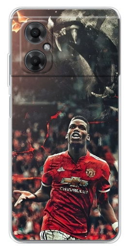 Чехол с картинкой "Хищник Погба" для Xiaomi Redmi Note 11R