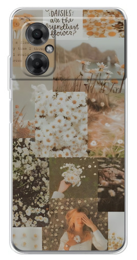 Чехол с принтом "Коллаж ромашек " для Xiaomi Redmi Note 11R