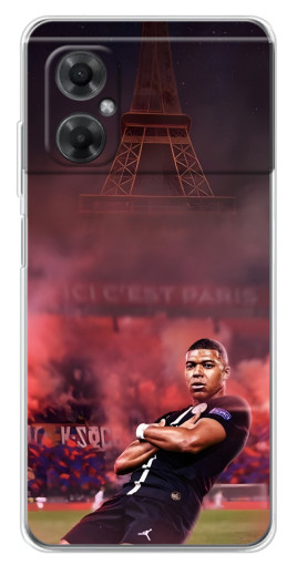 Силиконовый чехол с изображением "Король ПСЖ Мбаппе" для Xiaomi Redmi Note 11R