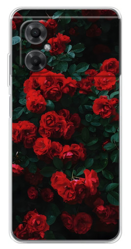 Чехол с принтом "Красные розы" для Xiaomi Redmi Note 11R