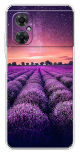 Силиконовый чехол с изображением "Лавандовое поле" для Xiaomi Redmi Note 11R