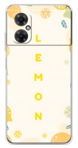 Чехол с печатью "Lemon" для Xiaomi Redmi Note 11R