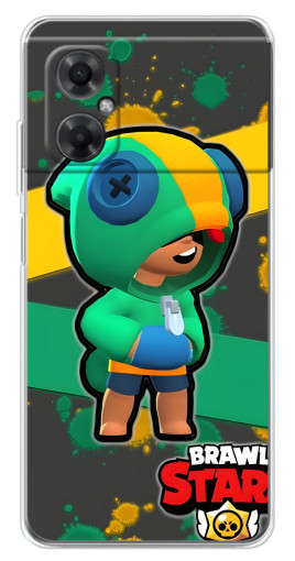 Чехол с картинкой "Leon Brawl Stars" для Xiaomi Redmi Note 11R