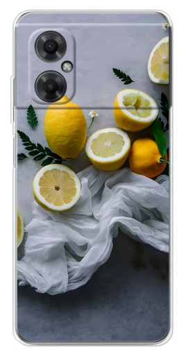 Силиконовый чехол с изображением "Лимонное настроение" для Xiaomi Redmi Note 11R