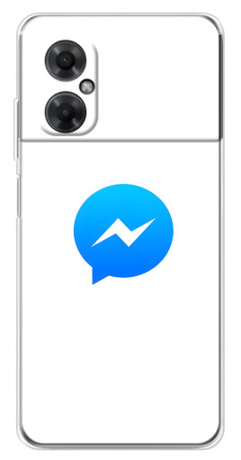Чехол с принтом "messenger logo" для Xiaomi Redmi Note 11R