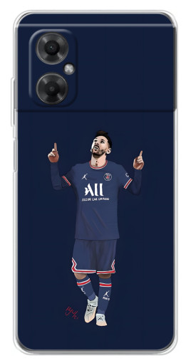 Чехол с принтом "Месси в ПСЖ" для Xiaomi Redmi Note 11R