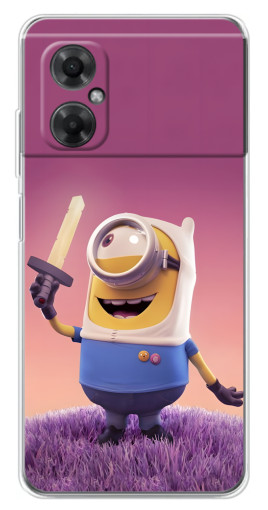 Силиконовый чехол с изображением "Миньон с мечом" для Xiaomi Redmi Note 11R