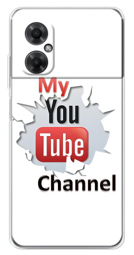 Чехол с картинкой "My YouTube" для Xiaomi Redmi Note 11R