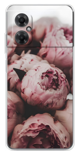 Чехол с печатью "Нежные пионы" для Xiaomi Redmi Note 11R