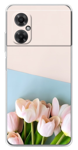 Чехол с картинкой "Нежные тюльпаны" для Xiaomi Redmi Note 11R