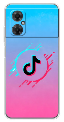 Чехол с картинкой "Нота ТикТок" для Xiaomi Redmi Note 11R