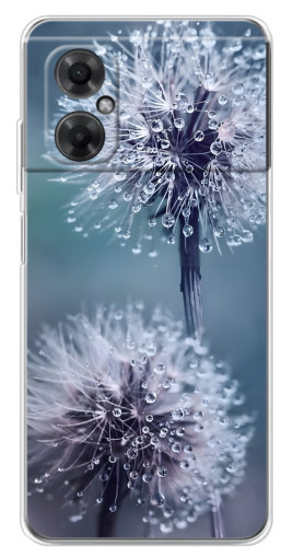 Силиконовый чехол с изображением "Одуванчик с капельками" для Xiaomi Redmi Note 11R