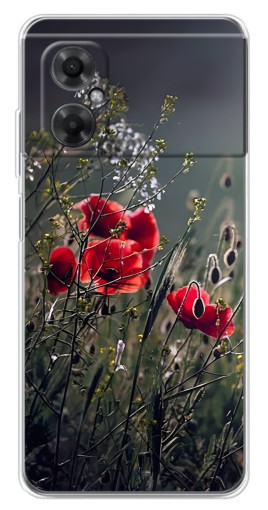 Силиконовый чехол с изображением "Поле цветов" для Xiaomi Redmi Note 11R