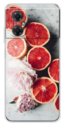 Чехол с принтом "Половинки грейпфрутов" для Xiaomi Redmi Note 11R