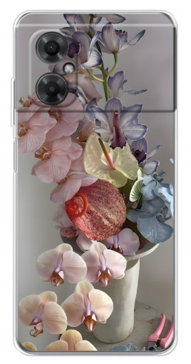 Чехол с печатью "Разноцветные орхидеи" для Xiaomi Redmi Note 11R