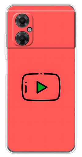 Чехол с принтом "Рисованная кнопка" для Xiaomi Redmi Note 11R