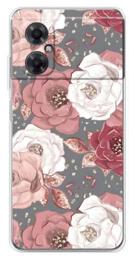 Чехол с печатью "Рисунок розы" для Xiaomi Redmi Note 11R