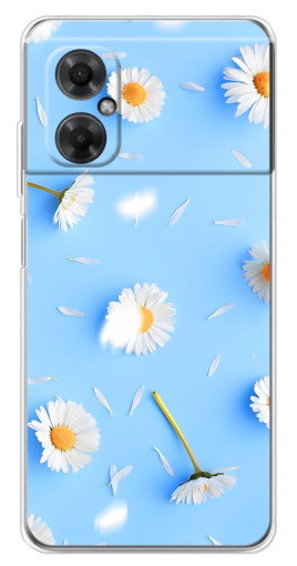 Чехол с принтом "Ромашковый фон" для Xiaomi Redmi Note 11R