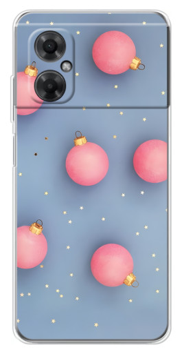 Чехол с картинкой "Розовые шары" для Xiaomi Redmi Note 11R