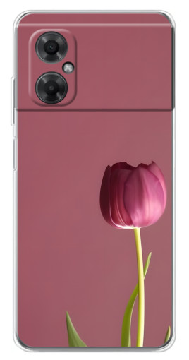 Чехол с принтом "Розовый тюльпан" для Xiaomi Redmi Note 11R