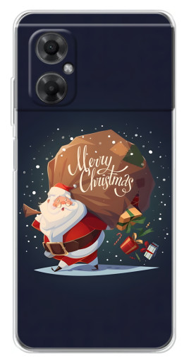 Чехол с принтом "Санта с подарками" для Xiaomi Redmi Note 11R