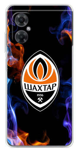 Чехол с картинкой "Шахтер в огне" для Xiaomi Redmi Note 11R